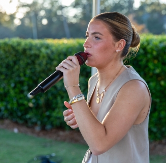 woman singing 