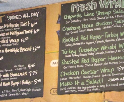 The Corner Perk also serves breakfast and lunch.