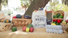 fresh produce on a table