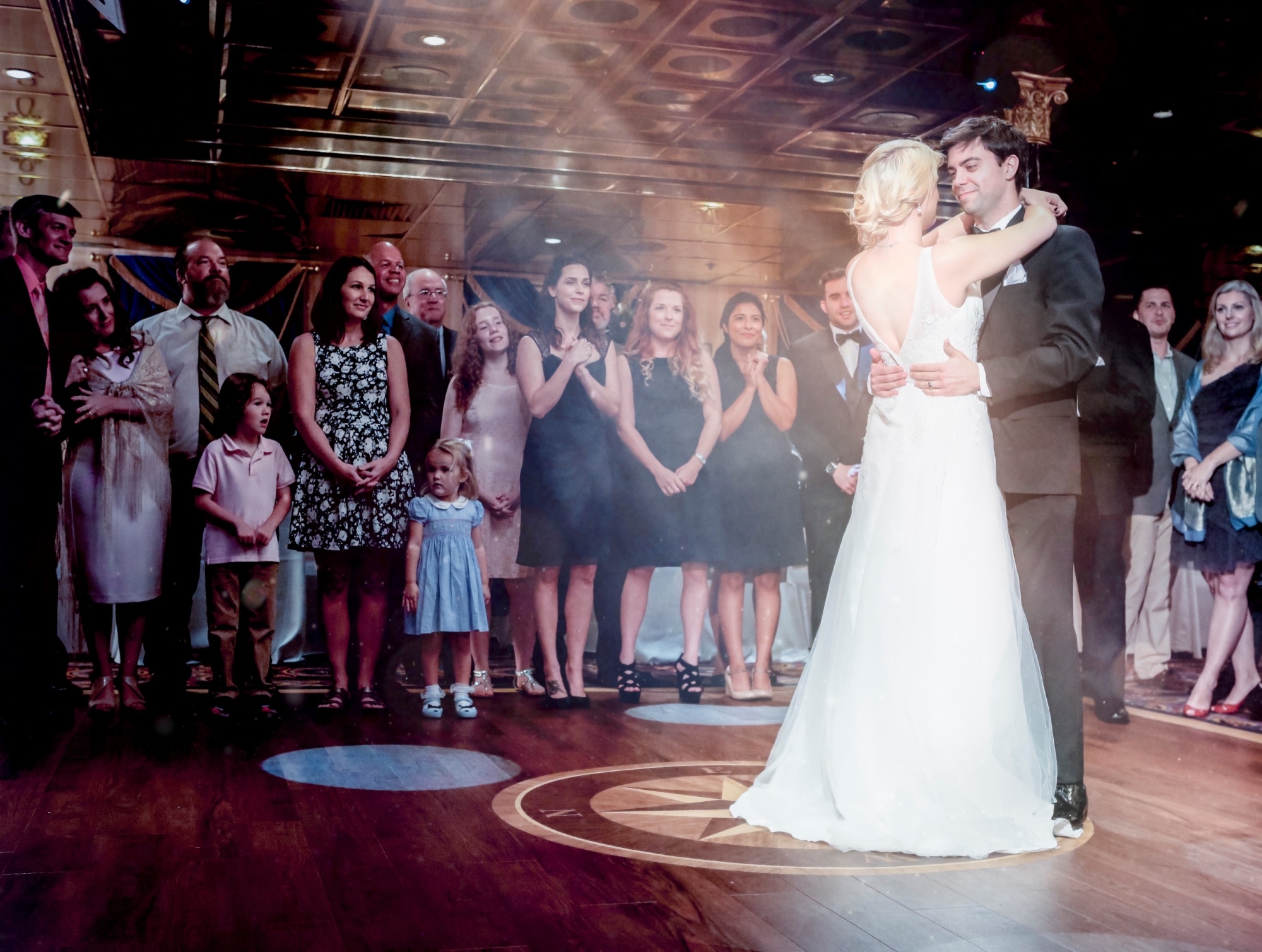 Make your dreams come true for your special day by having your wedding reception on board with us!